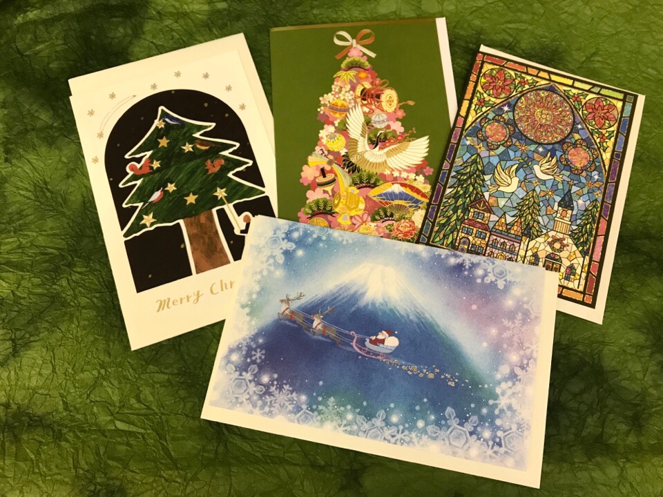 和風 クリスマスカード